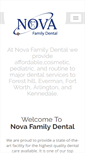 Mobile Screenshot of novadentaltexas.com